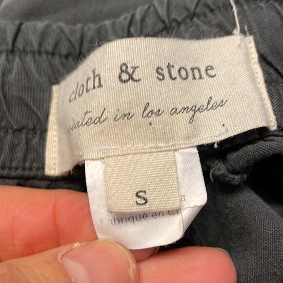 Cloth and Stone woman’s dark grey draw string pants - Picture 9 of 14